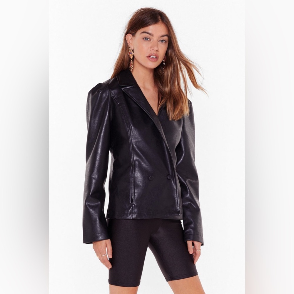 Nasty Gal Faux Leather Jacket